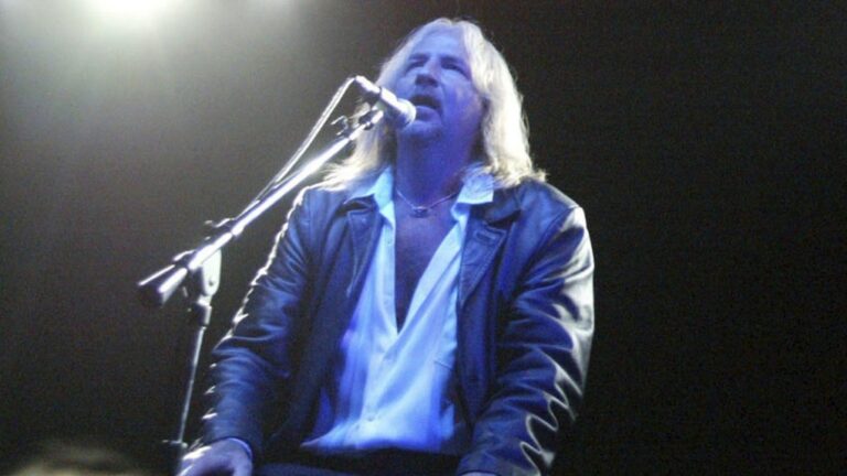 Singer Jack Russell, of the band Great White, performs in West Hollywood, Calif., on April 29, 2003. (AP Photo/Jill Connelly)
