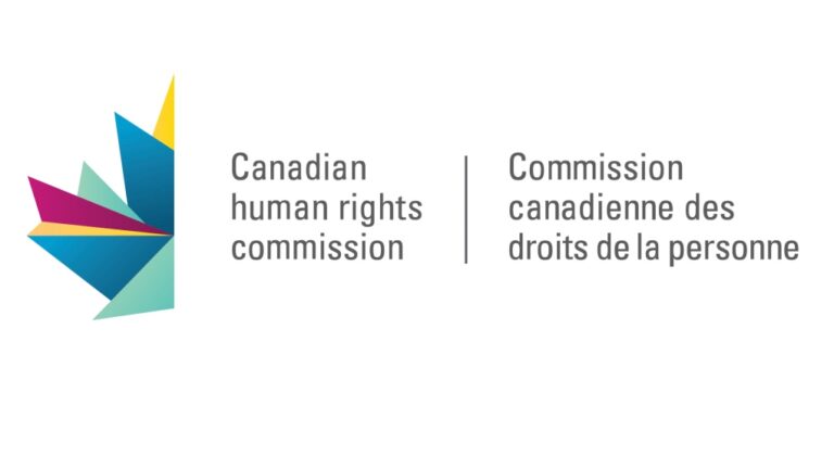 The Canadian Human Rights Commission logo is seen in this undated handout. (HO / The Canadian Press)