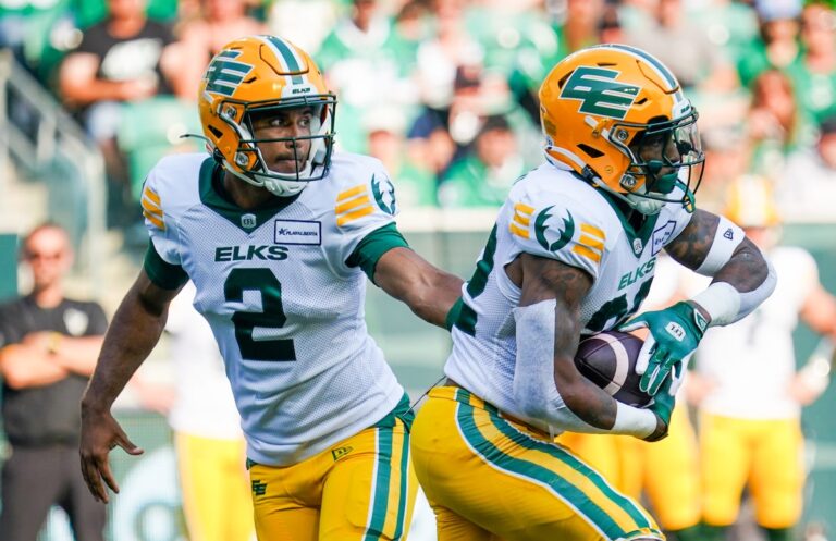 Leake des Elks d'Edmonton savoure son retour au poste de demi offensif