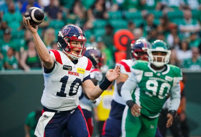 Les Alouettes survivent à la poussée tardive des Roughriders et remportent la bataille des meilleures équipes de la LCF 27-24