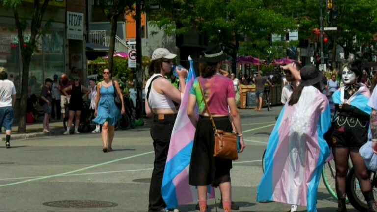 Les Montréalais manifestent pour les droits des trans
