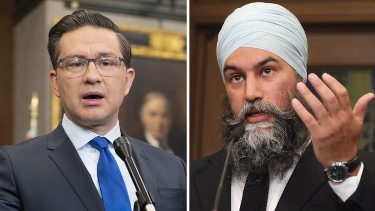 Poilievre demande à Singh de se retirer de l'accord de confiance de Trudeau pour déclencher des élections à l'automne