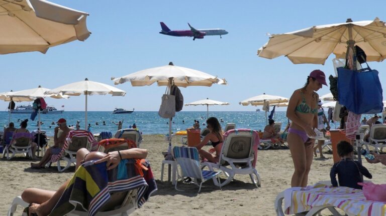 Wizz Air is selling a pass offering unlimited flights. (Roy Issa / AFP / Getty Images via CNN Newsource)