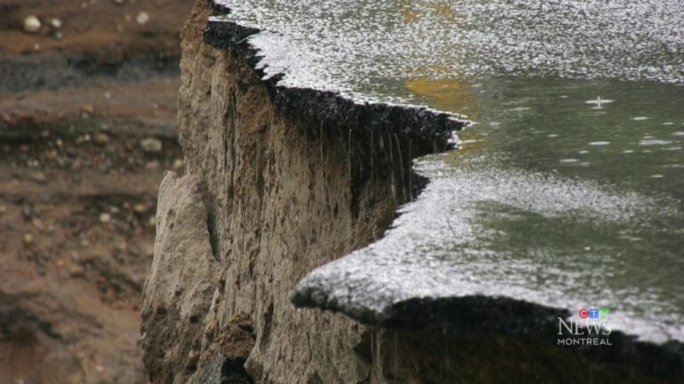 Une petite communauté au bord d'un lac près de Rawdon piégée pendant des jours après une tempête historique