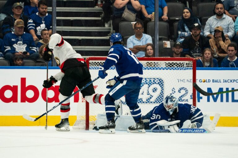Carter Yakemchuk marque en prolongation et les Sénateurs font perdre 6 à 5 aux Leafs
