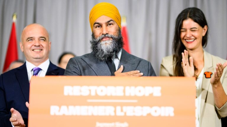 Des élections anticipées « plus probables », selon Singh après le retrait de l'accord avec Trudeau