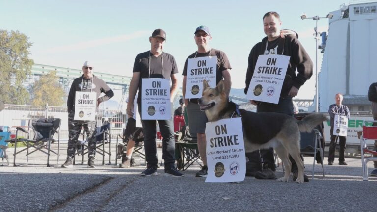 Entente de principe conclue pour mettre fin à la grève des travailleurs des terminaux céréaliers de Vancouver