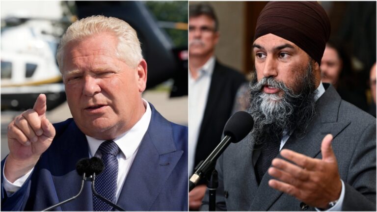Ford affirme que Singh « ne fait que souffler de la fumée » et qu'il ne convoquera pas d'élections fédérales anticipées