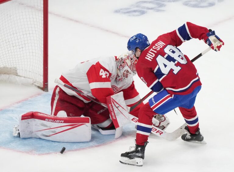Hutson, Mailloux et Reinbacher des Canadiens se disputent une place dans la LNH au camp des recrues
