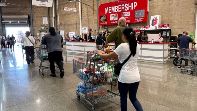 Costco has raised membership fees for the first time since 2017. (Justin Sullivan/Getty Images via CNN Newsource)