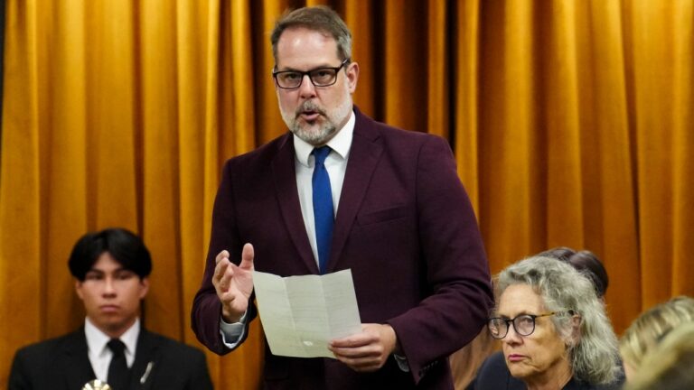 NDP MP Alexandre Boulerice rises during question period in the House of Commons in Ottawa on Thursday, June 6, 2024. (Sean Kilpatrick / The Canadian Press)
