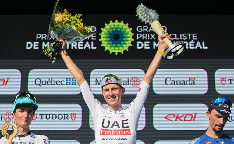 Le Slovène Tadej Pogacar remporte le Grand Prix cycliste de Montréal