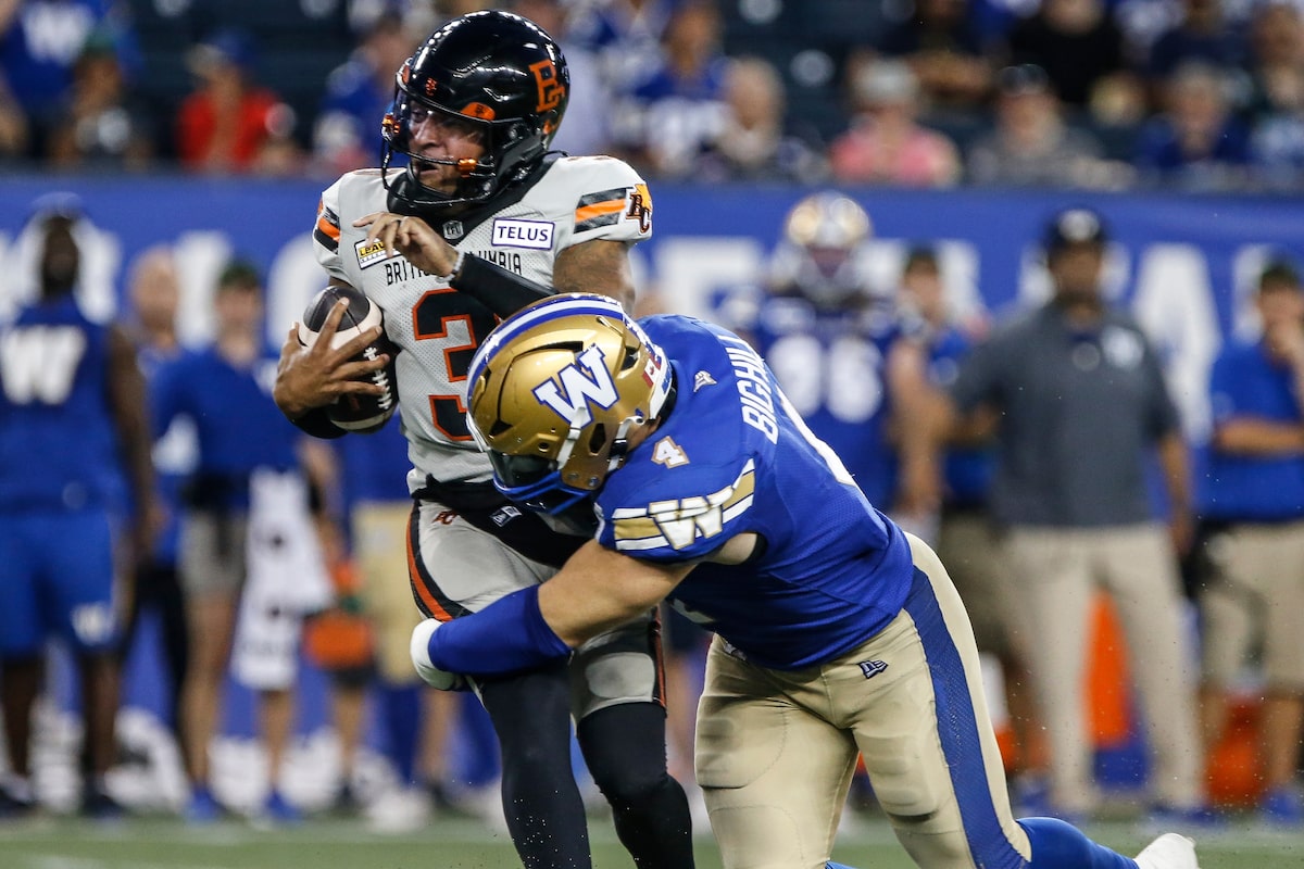 Le vétéran secondeur des Blue Bombers Adam Bighill subira une opération au genou qui mettra fin à sa saison