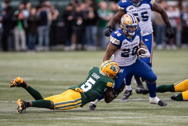 Les Blue Bombers écrasent les Elks 27-14 pour une sixième victoire consécutive