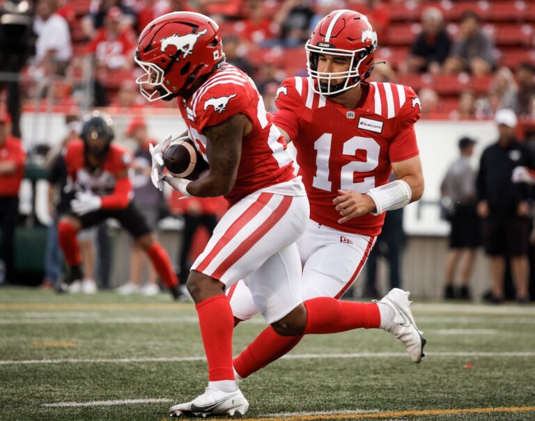 Les Stampeders cherchent à remporter une victoire après une longue période de repos contre les Elks le jour de la fête du Travail