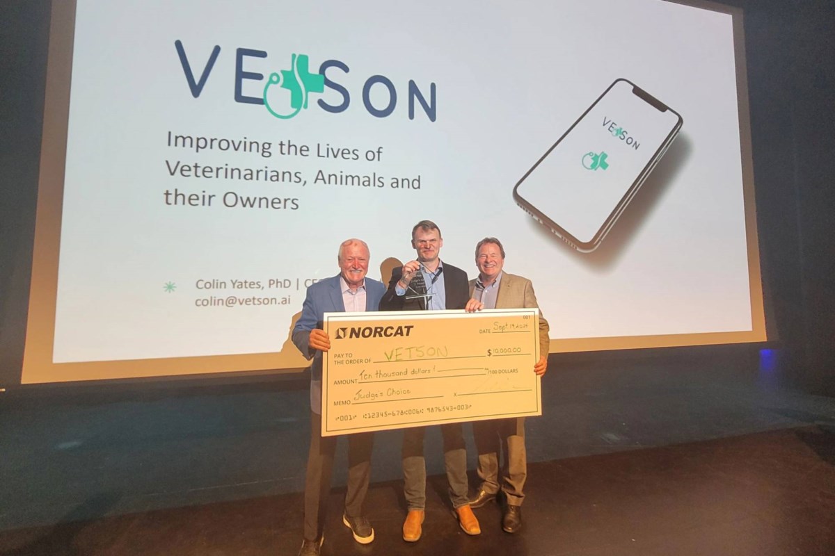 Les soins vétérinaires virtuels remportent le premier prix lors d'un événement entrepreneurial à Sudbury