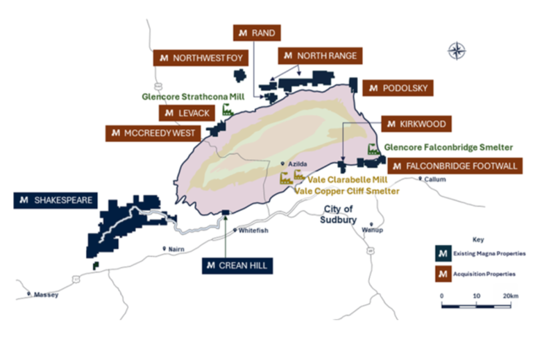Magna Mining fait un geste audacieux de 33 millions de dollars à Sudbury