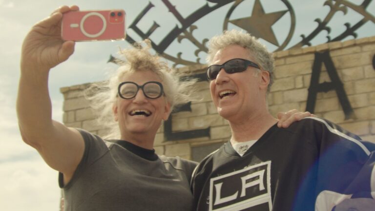 Harper Steele and Will Ferrell in 'Will and Harper.' (Netflix via CNN Newsource)