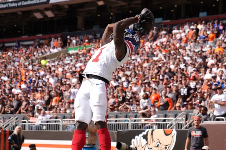 Semaine 3 de la NFL : les Giants tiennent tête aux Browns et améliorent leur bilan à 1-2