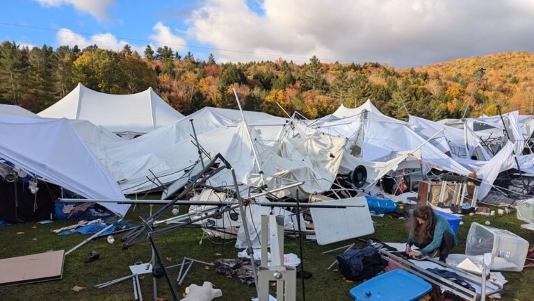 Le Stowe Arts Festival évalue les dégâts après la tempête de vent du week-end