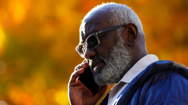 Abousfian Abdelrazik arrives to Federal Court in Ottawa on Monday, Oct. 21, 2024. (Sean Kilpatrick / The Canadian Press)