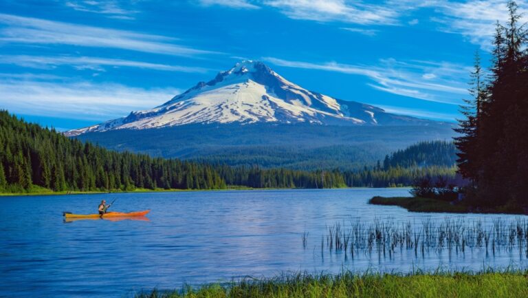 Spring morning with the reflection of Mt. Hood, in Oregon. (Ron and Patty Thomas/Getty Images via CNN Newsource)