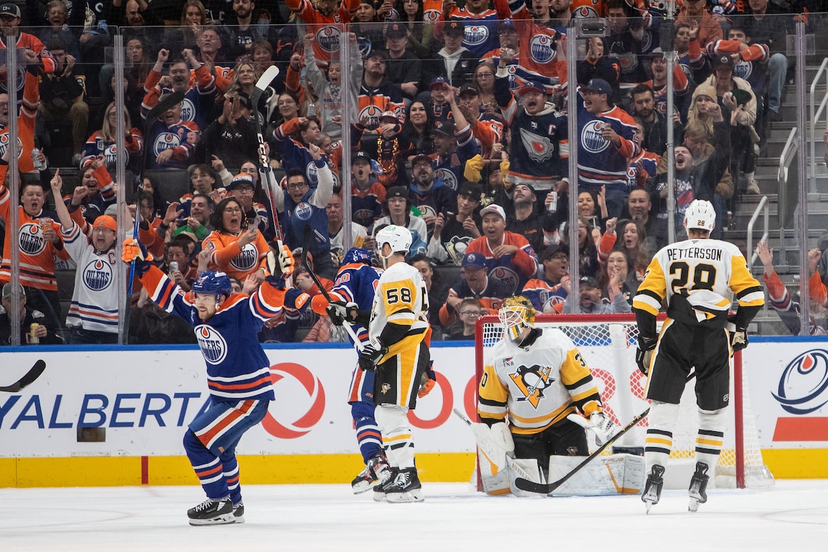 Arvidsson surpasse les superstars lors de la victoire 4-0 des Oilers contre les Penguins