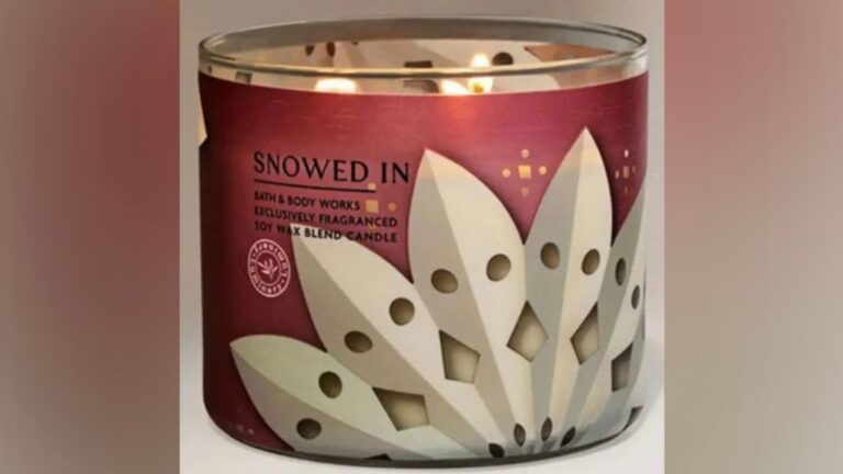 The candle's label was compared to Ku Klux Klan hoods, prompting Bath and Body Works to pull it from shelves. (Bath and Body Works, Inc. via CNN Newsource)