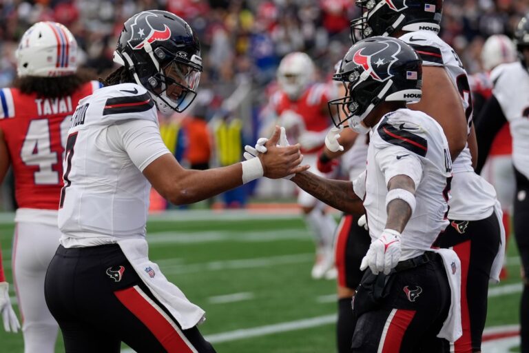 CJ Stroud lance trois passes TD alors que les Texans battent les Patriots 41-21 lors du premier départ de Drake Maye