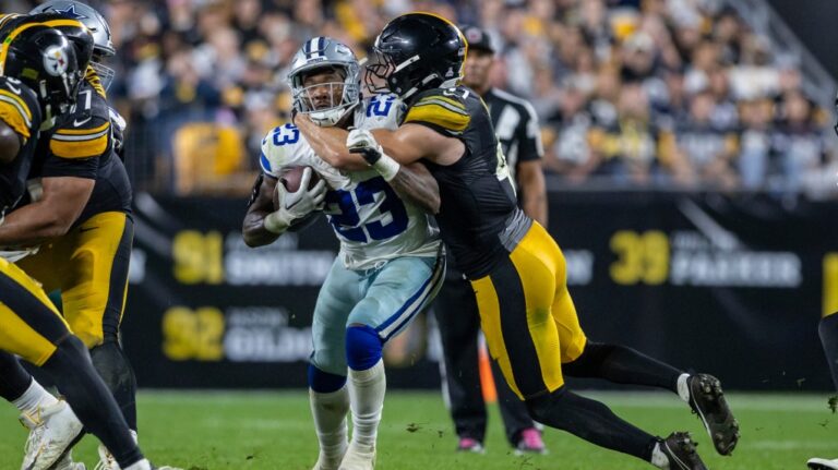 Céline Dion présente Cowboys contre Steelers Sunday Night Football et se trempe dans Gatorade