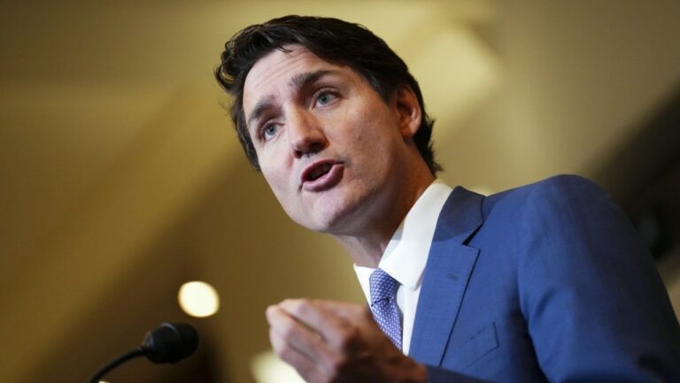 Prime Minister Justin Trudeau holds a press conference on Parliament Hill in Ottawa on Thursday, Oct. 24, 2024. (THE CANADIAN PRESS/Sean Kilpatrick)