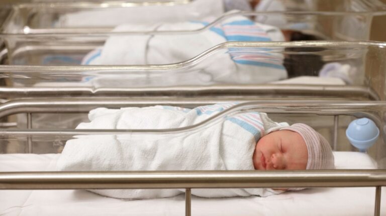 Just 5 per cent of baby girls and about 2 per cent of baby boys born today will live to 100, according to a new analysis. (ER Productions Limited / Digital Vision / Getty Images via CNN Newsource)