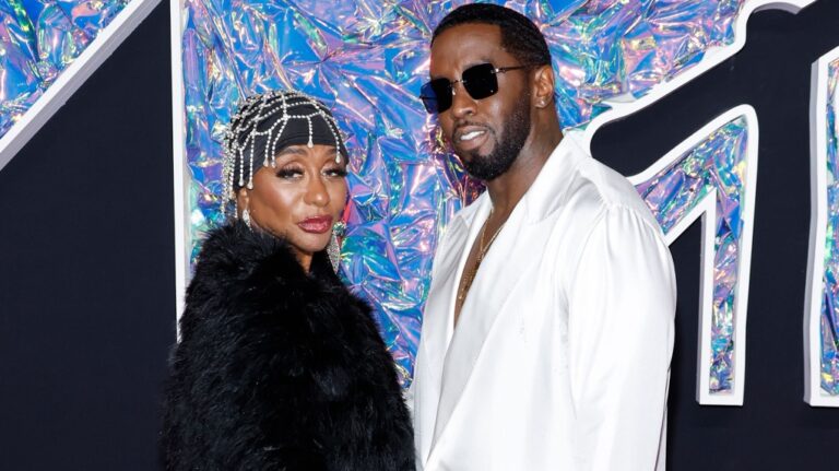 Janice Combs and Sean 'Diddy' Combs are seen here in 2023. (Jason Kempin / Getty Images via CNN Newsource)