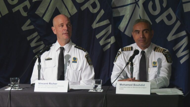 La police renforce sa présence à Montréal à l'approche du 7 octobre, anniversaire de la guerre entre Israël et le Hamas