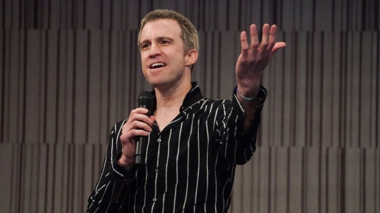 Gavin Creel, pictured in New York in 2023, died at the age of 48. (Bryan R. Smith/AFP/Getty Images via CNN Newsource)