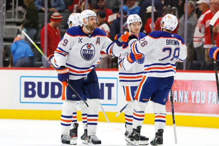 Leon Draisaitl marque en prolongation pour permettre aux Oilers de remporter une victoire 3-2 contre les Red Wings
