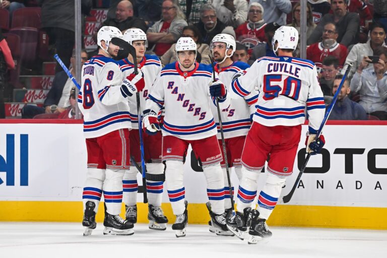 Les Rangers de New York s'appuient sur la profondeur pour remporter une victoire décisive 7-2 contre les Canadiens de Montréal