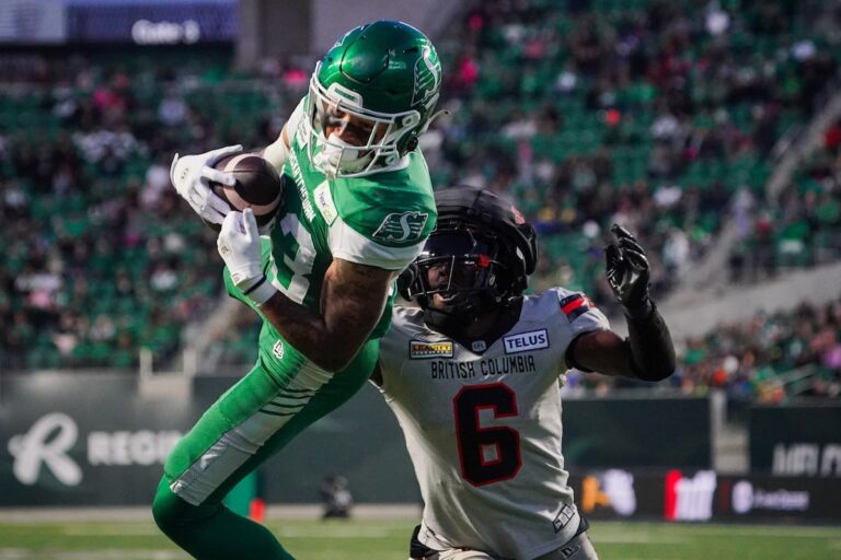 Les Roughriders de la Saskatchewan battent les Lions de la Colombie-Britannique 39-8 et remportent le match éliminatoire à domicile
