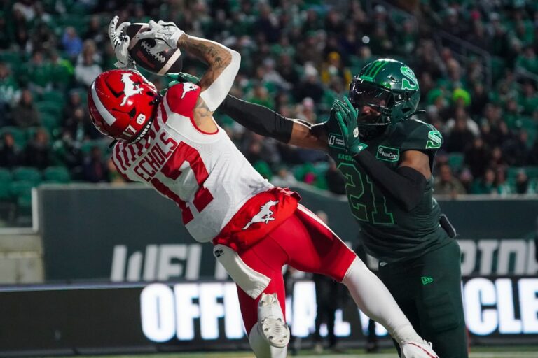 Les Stampeders de Calgary terminent une saison difficile avec une victoire de 27-12 sur la route contre les Roughriders de la Saskatchewan