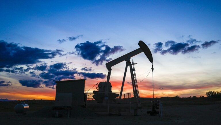 A pumpjack draws out oil from a wellhead near Calgary on Saturday, Sept. 17, 2022. THE CANADIAN PRESS/Jeff McIntosh