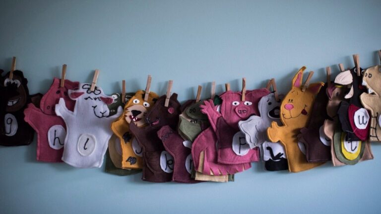 Animal puppets are seen at a daycare facility in Langley, B.C., on May 29, 2018. THE CANADIAN PRESS/Darryl Dyck