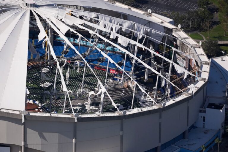 Rays dit que cela pourrait prendre des « semaines » pour évaluer pleinement les dégâts au Tropicana Field, après que Milton ait frappé la région.