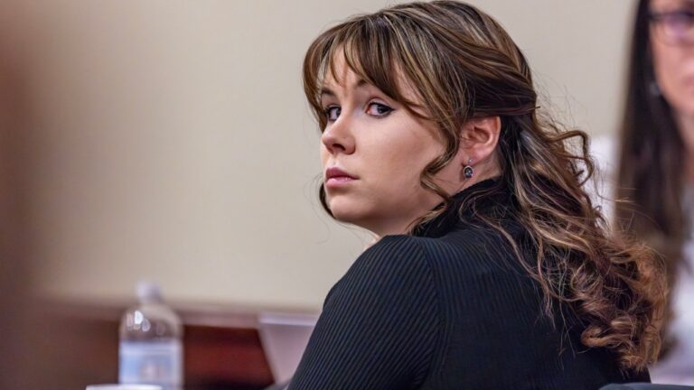 Hannah Gutierrez Reed, the armourer for the movie 'Rust,' was convicted of involuntary manslaughter in March in the death of cinematographer Halyna Hutchins. (Luis Sanchez Saturno/Getty Images via CNN Newsource)