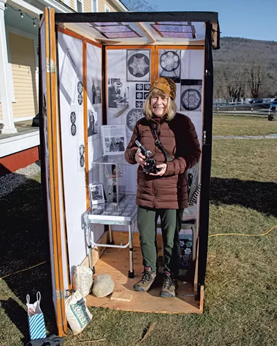 « À la pêche aux flocons de neige » d