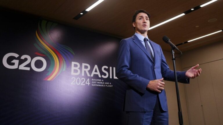 Trudeau dit que la déclaration des dirigeants du G20 sur l'Ukraine n'est pas assez ferme