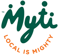 Logo - Myti : Le local est puissant