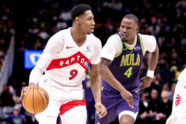 Agbaji et Battle pleuvent 3 secondes alors que les Raptors battent les malheureux Pélicans 119-93
