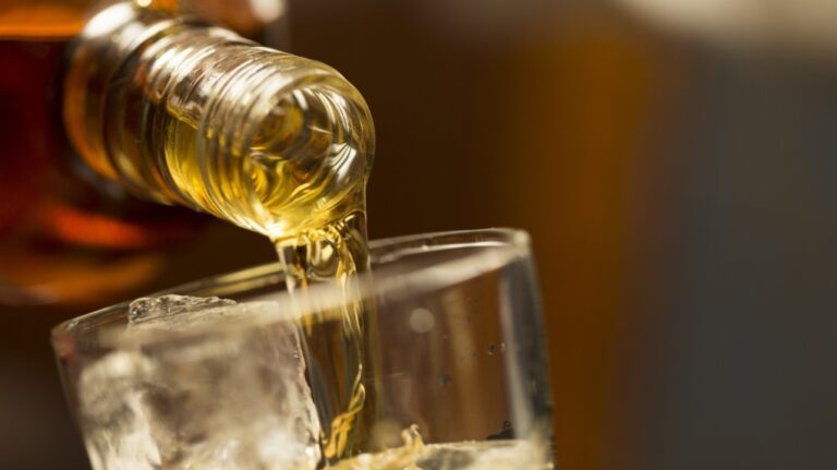 Alcohol is seen being poured in this file photo.