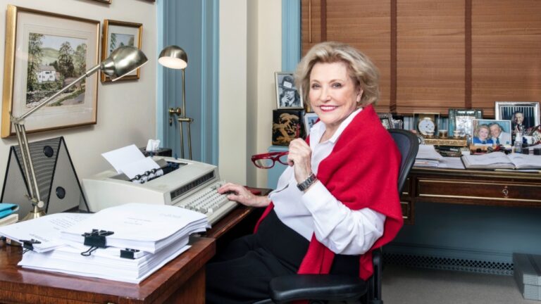 An undated photo issued by Bradford Enterprises, Nov. 25, 2024, of author Barbara Taylor Bradford. (Caroll Taveras/Bradford Enterprises via AP)