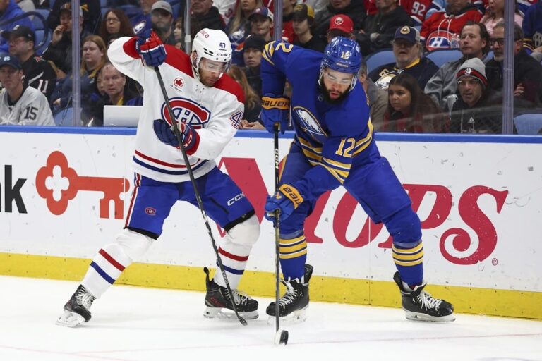 Caufield marque deux fois pour mener les Canadiens contre les Sabres 7-5